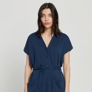 Frank & Oak Cotton Sweater Shirt Dress